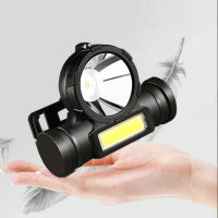 ไฟฉายคาดหัว Outdoor ไฟฉายชาร์จไฟ USB Rechargeable Headlight