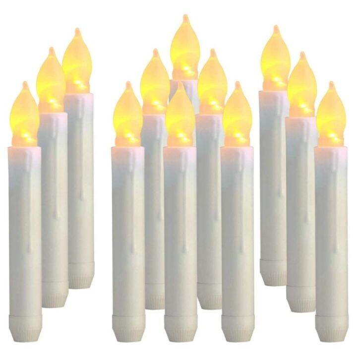 flameless-candles-12-pcs-led-candles-6-9-inch-battery-operated-candles-taper-candles-for-party-classroom-church-birthday-decor