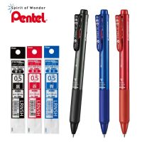 Pentel V -Feel 3 in 1 color roller pen ปากกาลูกลื่น 3 ระบบ 3ไส้ 3 สีในด้ามเดียวจ้า ขนาด 0.5 มี 3 สี ดำ แดง น้ำเงิน *ใช้หมดแล้วเปลี่ยนไส้ได้*