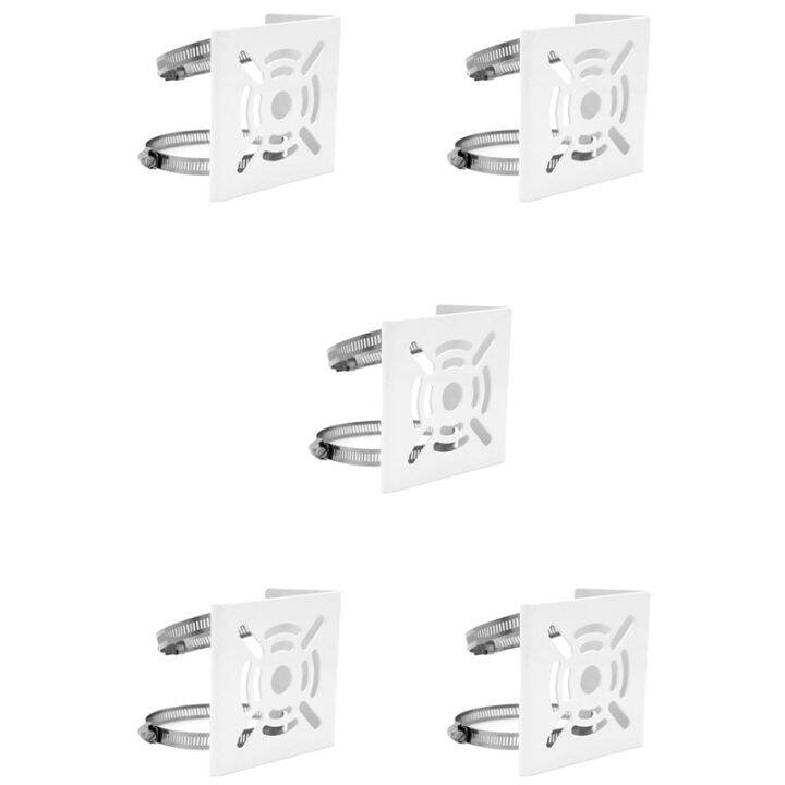 Kit Montaggio Su Palo Per Telecamere CCTV – Acciaio Inox 304, Morsetti Regolabili 5-20 Cm, Impermeabile