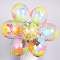 【DT】hot！ 10PCS/PACK 12IN chrysanthemum foam sequins latex party decoration ice cream confetti balloon