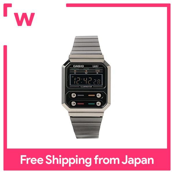 CASIO A100WEG-9AJF A100WEGG-1AJFデジタルウォッチ - 時計