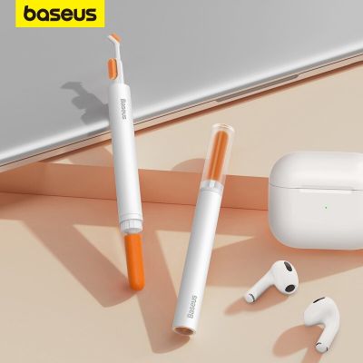 Baseus Bluetooth Earphones Cleaning Pen for Airpods Pro 3 2 1 Cleaner Kit Brush Headphone Earbuds Cleaning Tool for Airpods Case Headphones Accessorie