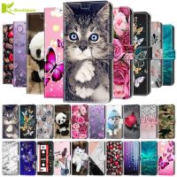 {OLI STUDIO}3D CartoonFlip สำหรับ SamsungS7 S8 S9 S10 S20 Plus S20S215G หนังน่ารัก CatBag