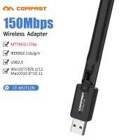 MT7601/MT7603อะแดปเตอร์ USB ขนาดเล็ก150Mbps Wi-Fi Emitter สำหรับพีซีอีเตอร์เน็ต USB Dongle 2.4G เสาอากาศการ์ดเน็ตเวิร์กได้รับไวไฟ