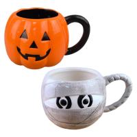 Holiday Coffee Mugs Pumpkin Mummy Halloween Theme Coffee Mug Halloween Theme Party Favor Housewarming Gift Decorative Mug for Women Men Drinks here