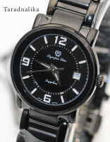 นาฬิกา Olympia Star swiss sapphire lady 58052L-205 รมดำ black