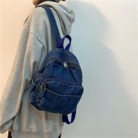 Casual Large Capacity Denim Women Backpacks High Quality Ladies Daily Travel Bag Teenagers Girls School Schoolbag Lady Bags