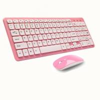 2.4G Wireless Keyboard And Mouse Portable Mini Keyboard Mouse Combo Set For Notebook Laptop Mac Desktop PC Computer Smart TV PS4