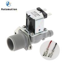 【CC】 220V 24V 12V Air Conditioning Solenoid G3/4 Male Thread to 12mm Pipe Inlet Plastic