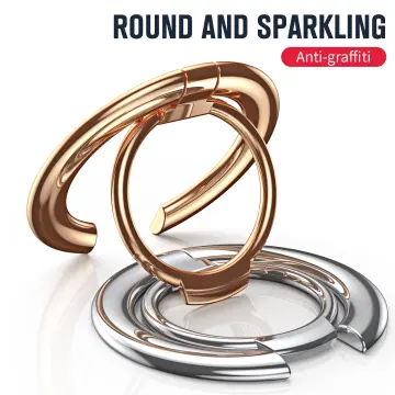 Gyro Finger Ring Holder Hand Spinner Rotary Rotation Metal Mobile