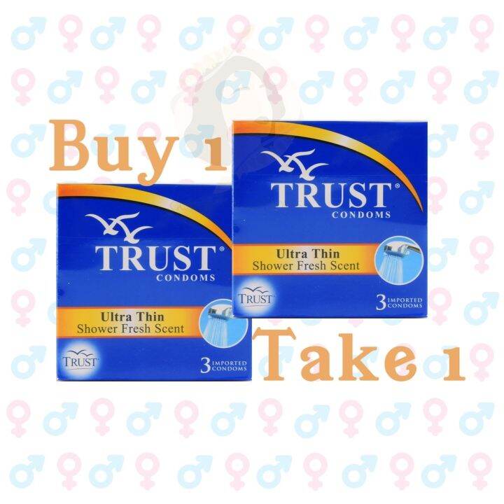 Buy 1 Take 1 Trust Condoms Ultra Thin Shower Fresh Scent Condom Men For Sex Condom Puki Babae