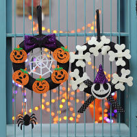 Halloween Garland ฟักทองค้างคาวแมงมุมประตูแขวนตกแต่งฮาโลวีน2023 New