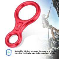 35KN Climbing 8 Ring; Rope Descender; Climbing 35KN Descender; Figure 8 Rope Descender; Climbing Descender Ring รูปที่ 8 Word Rope Descender Rappel Ring Rock Climbing Gears B