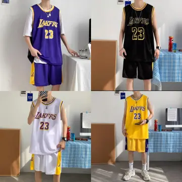 Shop Lakers Jersey 2023 Terno with great discounts and prices