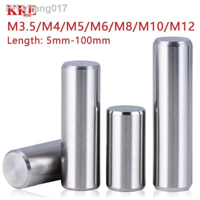KRE 100Pcs M3.5 M4 M5 M6 M8 M10 M12 Dowel 304 Stainless Steel Solid Cylindrical Pins Supply Non-Standard Size Locat Parallel Pin
