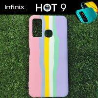 [คุณภาพดี] เคสโทรศัพท์ แบบยาง TPU หุ้มกันรอย ลายสายรุ้ง สำหรับ INFINIX HOT 9