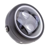 6.5 quot; Motorcycle Headlight LED Round Lamp Auxiliary Lamp Round Hi/Lo Lamp