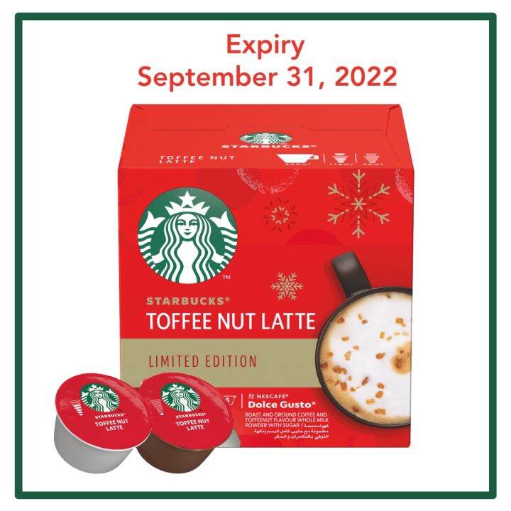 Starbucks Dolce Gusto Toffee Nut Latte Limited Edition Lazada PH