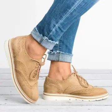 Gold oxford sales platform shoes