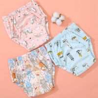 6 Layer Waterproof Reusable Cotton Baby Training Pants Infant Shorts Underwear Cloth Baby Diaper Nappies Panties Nappy Changing Cloth Diapers