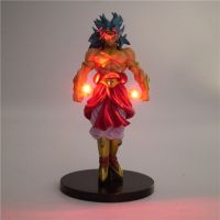 【☊HOT☊】 jiangyi ดราก้อนบอลอนิเมะดราก้อนบอลไฟ Led Broly ไฟกลางคืน Dbz Broli เพิ่มพลังดราก้อนบอลของเล่นโมเดลรูปปั้น