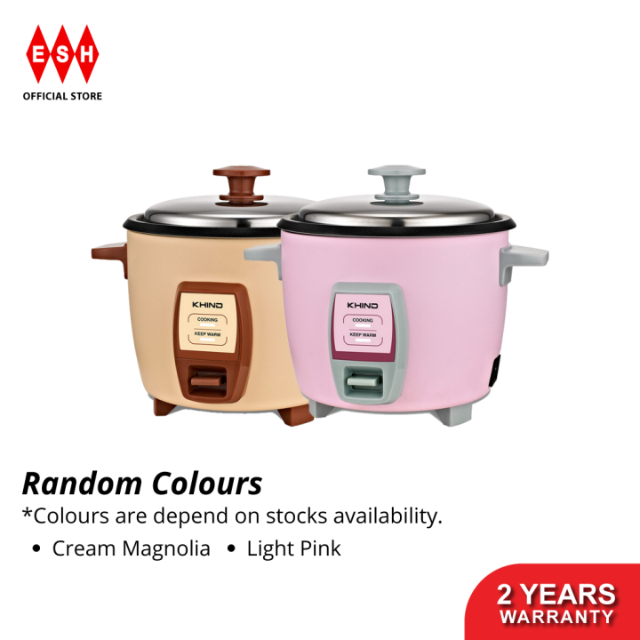 Khind RC903T (Random Colours) 0.3L 9 Series Teflon Inner Pot Electric