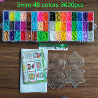 7248 colors box set hama beads toy 2.65mm perler educational Kids 3D puzzles diy toys fuse beads pegboard sheets ironing paper