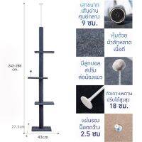 TCN ของเล่นแมว [โคดลดเพิ่ม 10%]My Paws เสาแมว รุ่น Full of Joy สูงได้ถึง 2.88 เมตร ที่ลับเล็บแมว คอนโดแมว สำหรับปีนป่าย คอนโดแมว  ของเล่นเหมียว