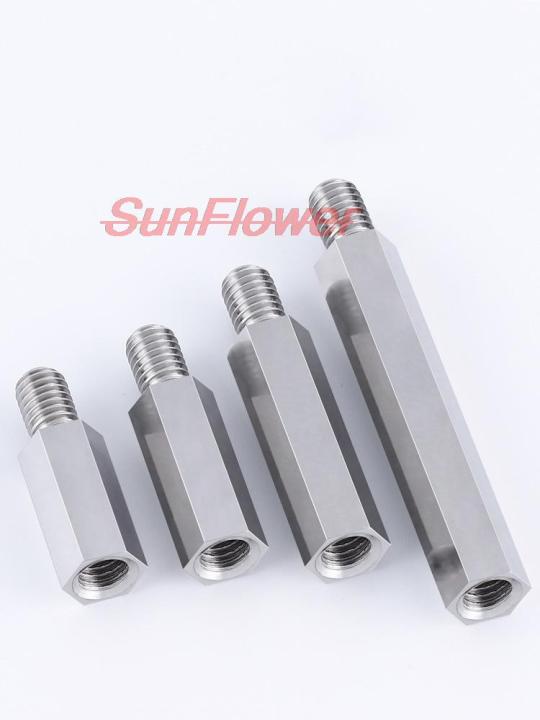 m2-5-m3-m4-m5-m6-m8-304-stainless-steel-hex-standoff-male-to-female-spacer-hexagon-for-computer-pcb-motherboard-spacer-bolt-nails-screws-fasteners