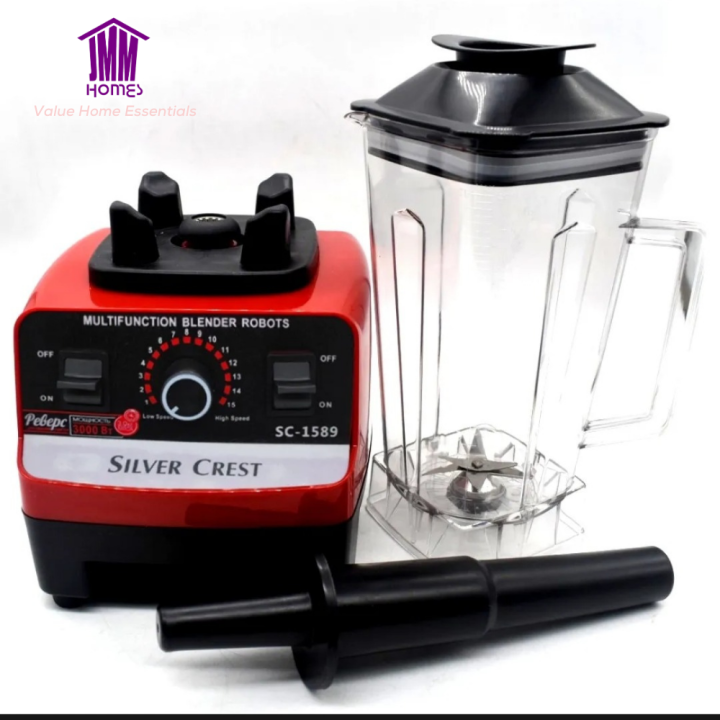 JMM HOMES 2L Blender Multifunction Silver Crest Multipurpose Blender