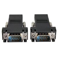 GLINK AD-076ตัวแปลง VGA เป็นสาย LAN VGA to LAN VGA to RJ45 ตัวเมีย