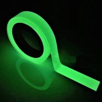 3m*1cm Luminous Tape Fluorescent Green Night Self-adhesive Glow In The Dark Safety Signs Decorations DIY Warning Sticker Safety Cones Tape