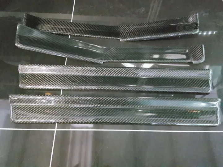 BMW E46 carbon fiber door step Lazada