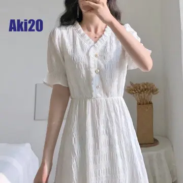 Fashion (White)2023 French New Style Korean Small Fragrance Dress