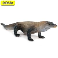 Simulado New Forest Animais Selvagens Modelos Rastejando Lido Sólido Estático Komodo Gigarto De Pláo Brinquedos Presentes Para Crianas