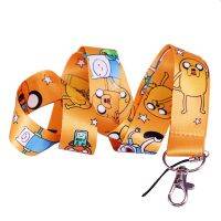 【YF】♚❈♂  Adventures Cartoon KeyChain Chains Game Boy Bmo Dog Jake Human Finn Lanyard Hanging Rope