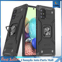 เคสมือถือพร้อมขายึด TPU PC สำหรับ Samsung A71 5G Anti-Drop All-Inclusive PVC Bag