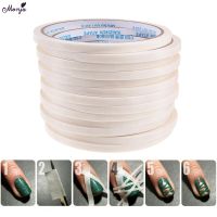 Monja 1Pcs 3/4/5mm Nail Art Stripe Adhesive Tape Rolls Decoration Guide Design Tips DIY White Striping Sticker Manicure Tools Adhesives Tape