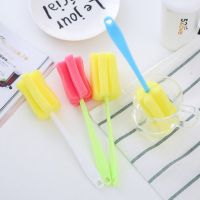 【CW】 5Pcs Cleaning Washing Sponge Wineglass Bottle Coffe Glass Cup Cleaner Color