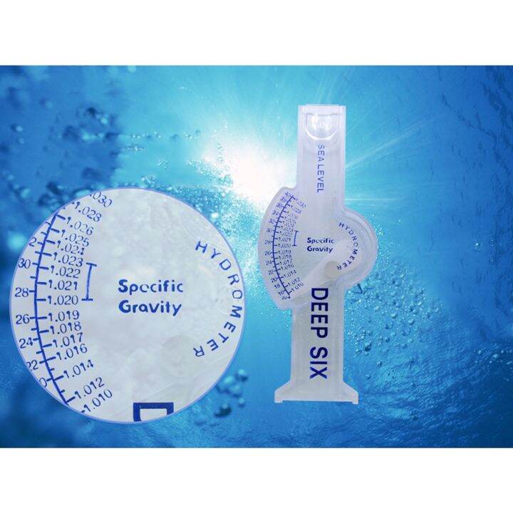 Portable Sealevel Automatic Hydrometer Salt Water Salinity Gravity Test