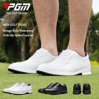 PGM Men British Style Golf Sneakers Super Waterproof Shoes Male Anti-slip Footwear Man Business Office Casual 39-45