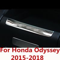 For Honda Odyssey 2015-2018 Car Interior Co-pilot Dashboard Panel Decal Cover Trim Strips Interior decoration Auto Accessories