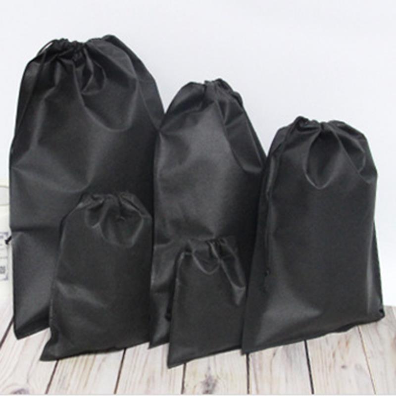 Useful Portable Storage Pouch Drawstring Shoes Bag Protector Container 