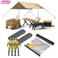Lamango MN-85K จำลองสำหรับตั้งแคมป์เต็นท์ตั้งแคมป์เต็นท์ตั้งแคมป์บันไดทรายตกแต่งโต๊ะเก้าอี้เข้ากันได้กับรถ RC 1/12เดือน MN98 D90 MN99S MN86 MN78 MN128