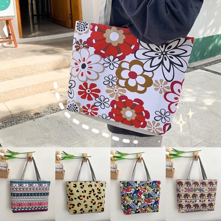 UISN MALL Korean New Fashion Canvas Tote Bag Design Shoulder Bags ...