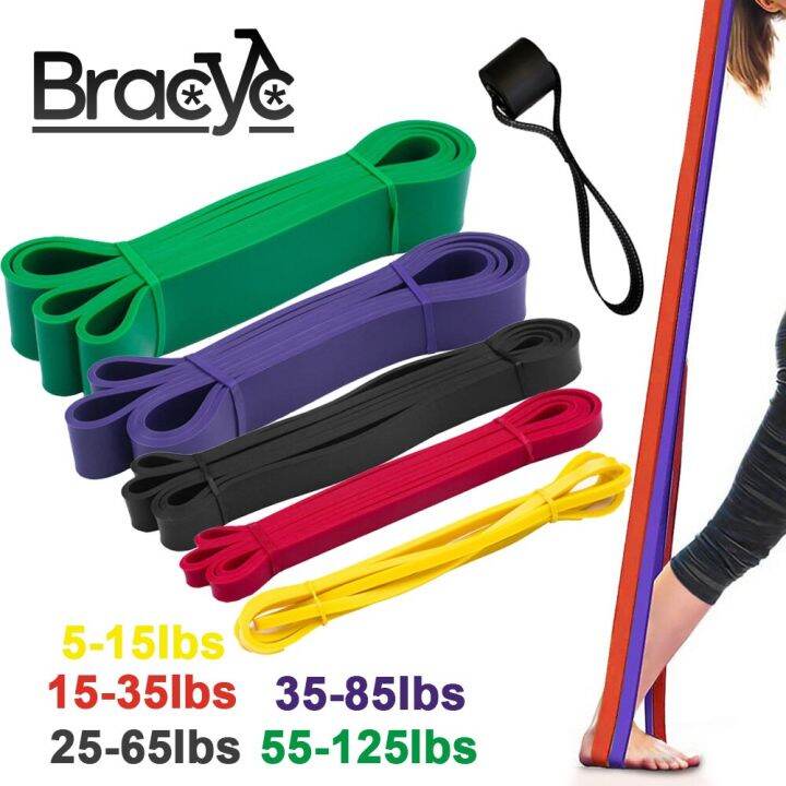 Fitness Band Pull Up Elastic Tape Heavy Duty Latex Rubber Resistance