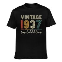 2023 NEWSummer Cool Top Vintage 1937 Limited Edition Men เสื้อยืดตลก