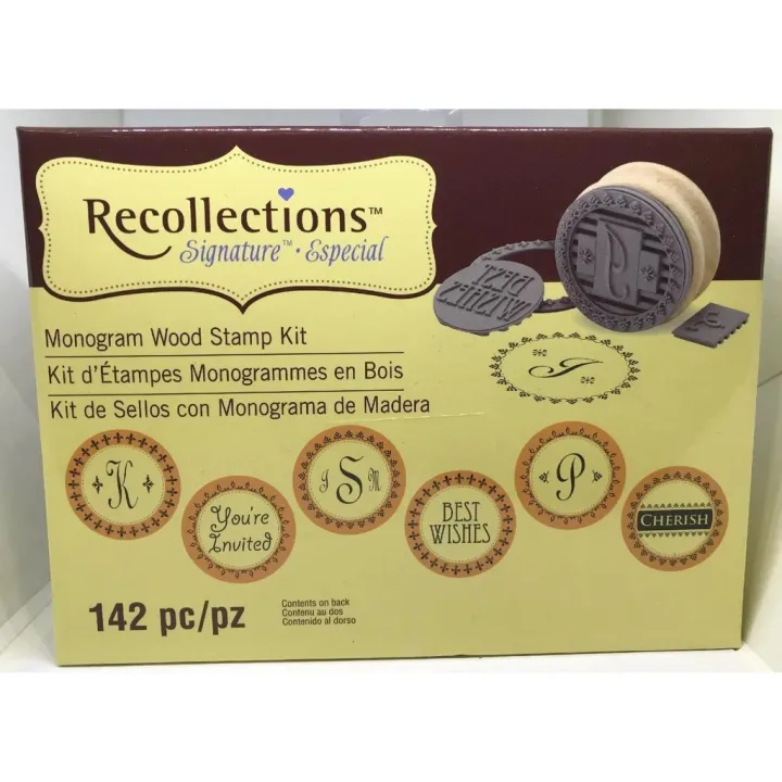Recollections Monogram Wood Stamp Kit Lazada PH