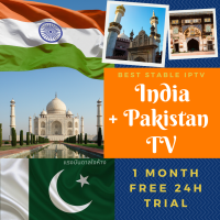 IPTV India, Pakistan Package 1 Month, 4K Full HD, รับชม TV online around the world, กีฬา, ข่าว สามารถรับชมได้ทุกที่